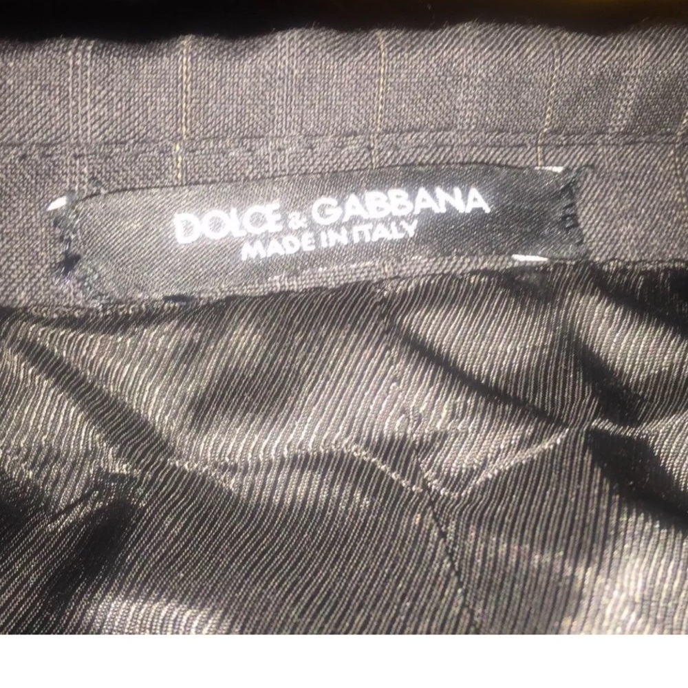 Dolce & Gabbana Pinstripe Blazer Wool 46L - Picture 8 of 9